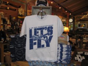 Visit Doc's online store to get the latest B-29 Doc gear. The "Let's Fly" t-shirt would be a perfect match for a new Doc hat!