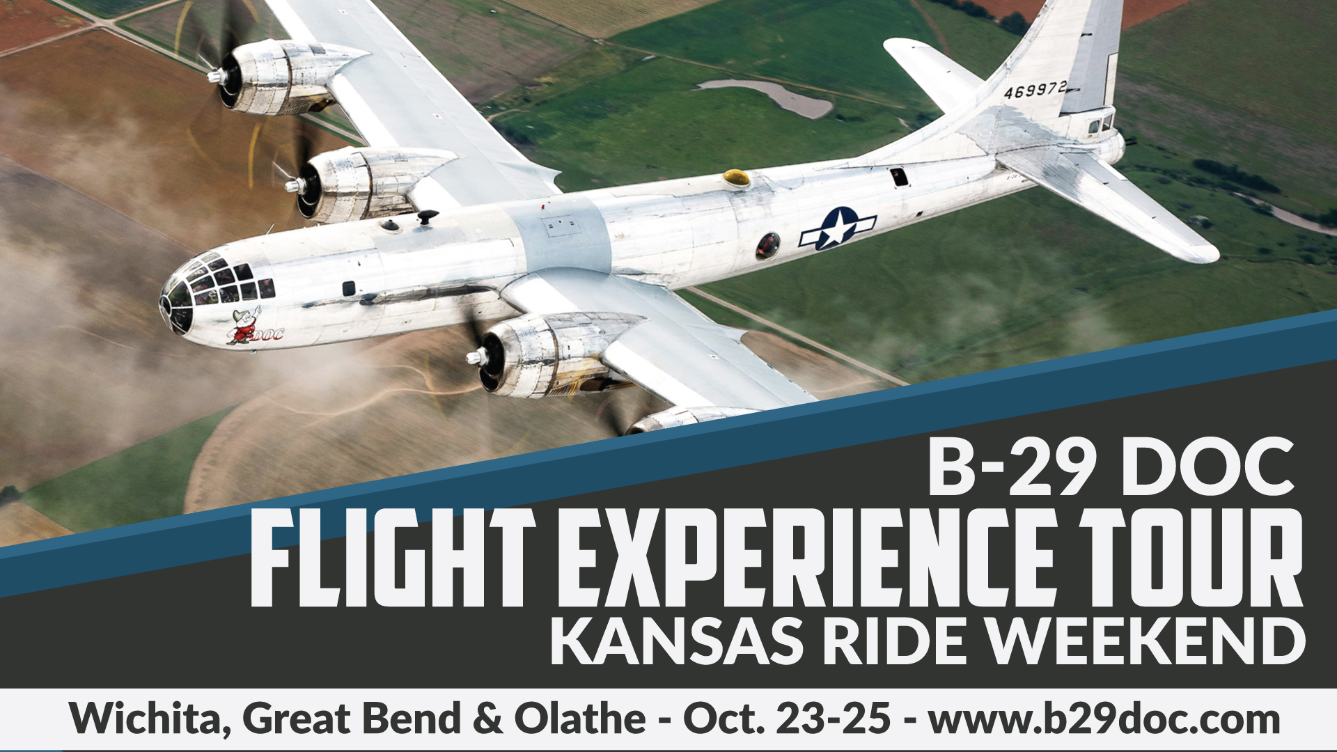 UPDATE Weather impacts B29 Doc tour stop in Olathe; Tour stops in