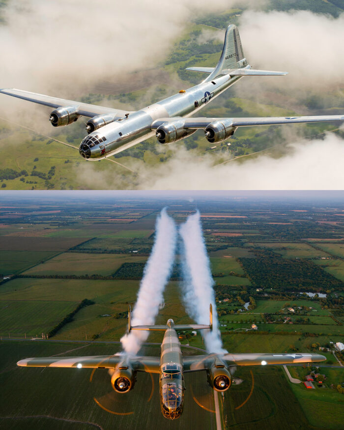 B-29 Doc and B-25 Berlin Express