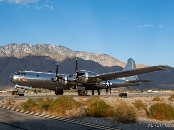 B-29 Doc on the ramp in California