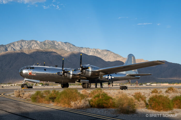 B-29 Doc on the ramp in California