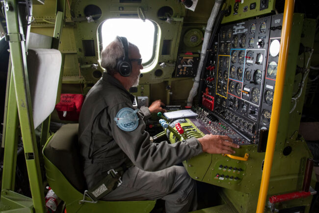 View from the Cockpit Observer's seat in B-29 Doc