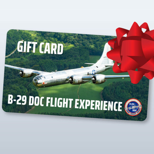 B-29 Doc flight gift cards