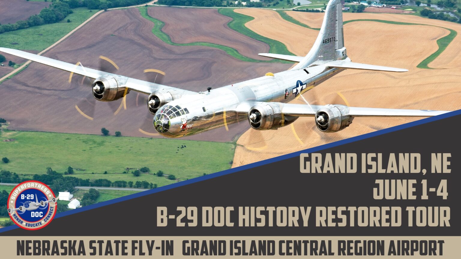 B29 Doc headed to Nebraska State FlyIn Event in June