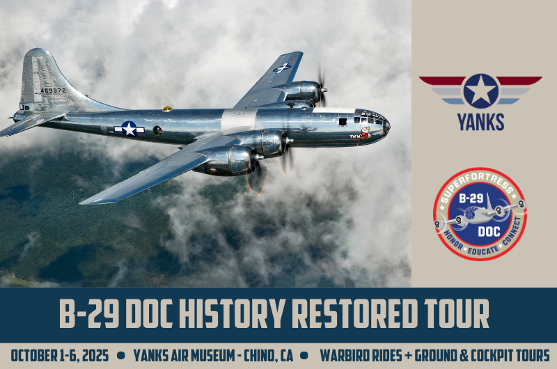 Chino 2025 Chino, CA & Yanks Air Museum: History Restored Tour