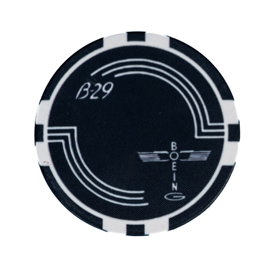 B-29 DOC Poker Chip - Back