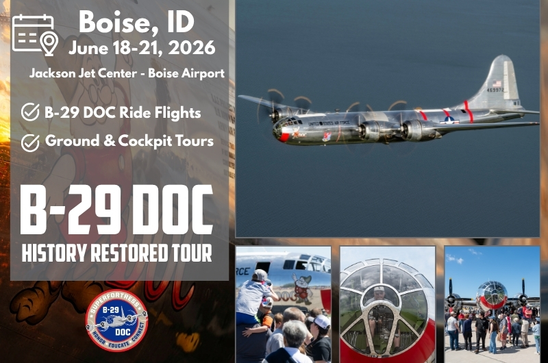 Boise, ID: B-29 DOC History Restored Tour