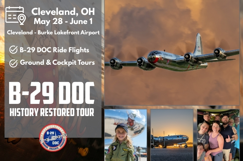 Cleveland, OH: B-29 DOC History Restored Tour