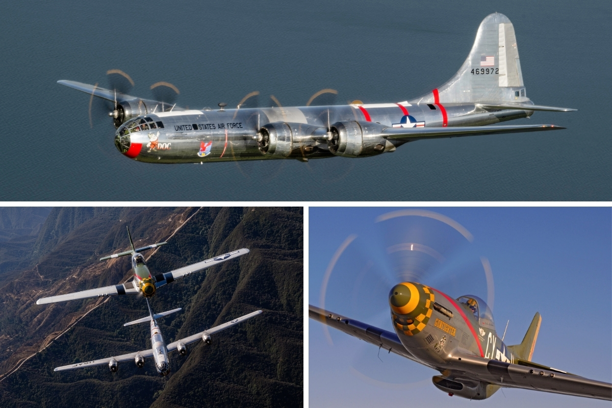 B-29 DOC & P-51 Gunfighter to Land at Evansville Wartime Museum