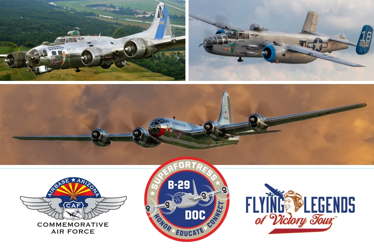 Three Historic World War II-era Bombers Landing in Wichita in August