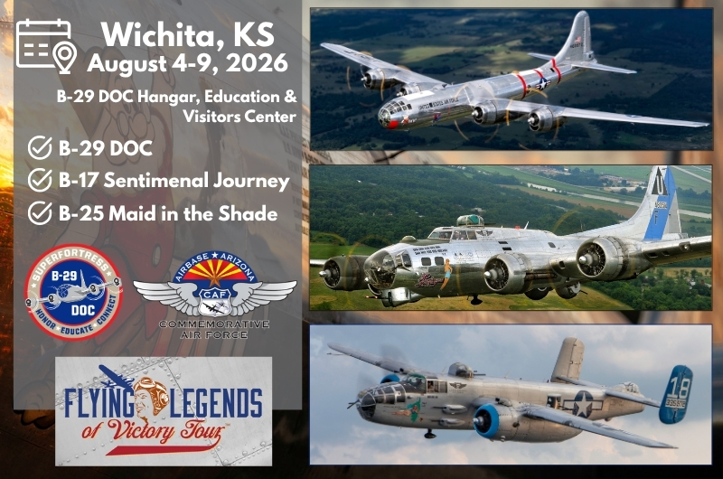 Wichita Warbird Week: B-29 + B-17 + B25